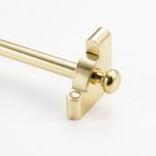 Sultan Series - Stair Rods, SS-1004 Smooth Polished Brass